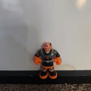 HTF FISHER-PRICE RESCUE HEROES BILLY BLAZES FIREMAN 2" FIRE FIGHTER FIGURE